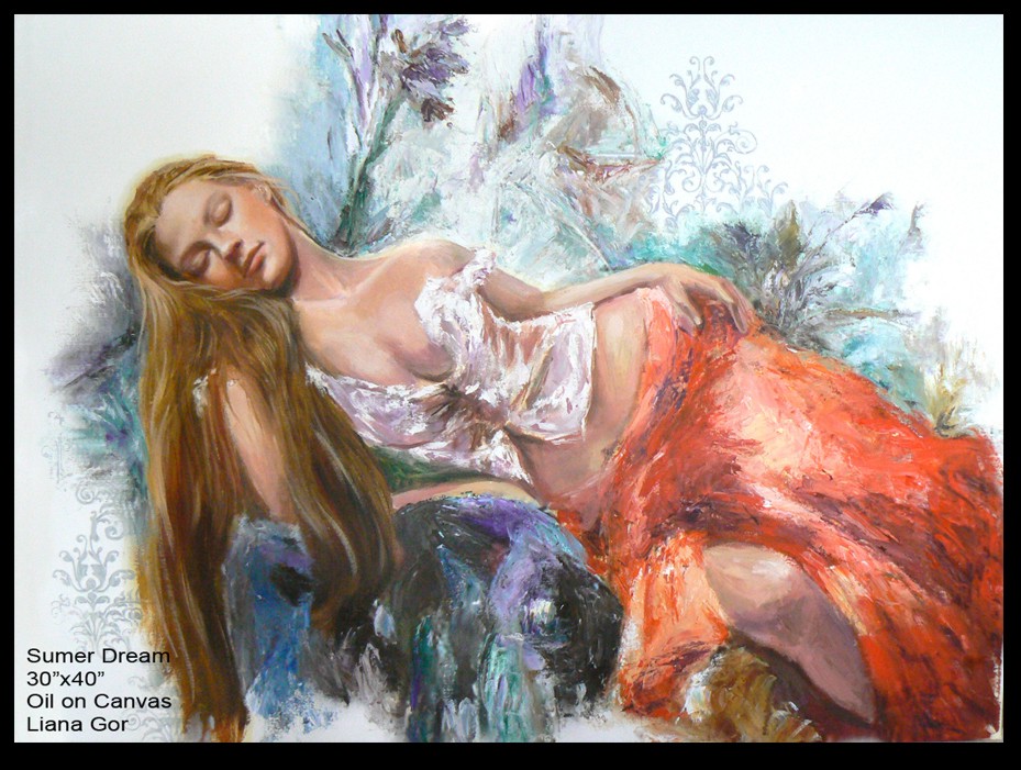 Liana Gor - Summer Dream - Oil on Canvas